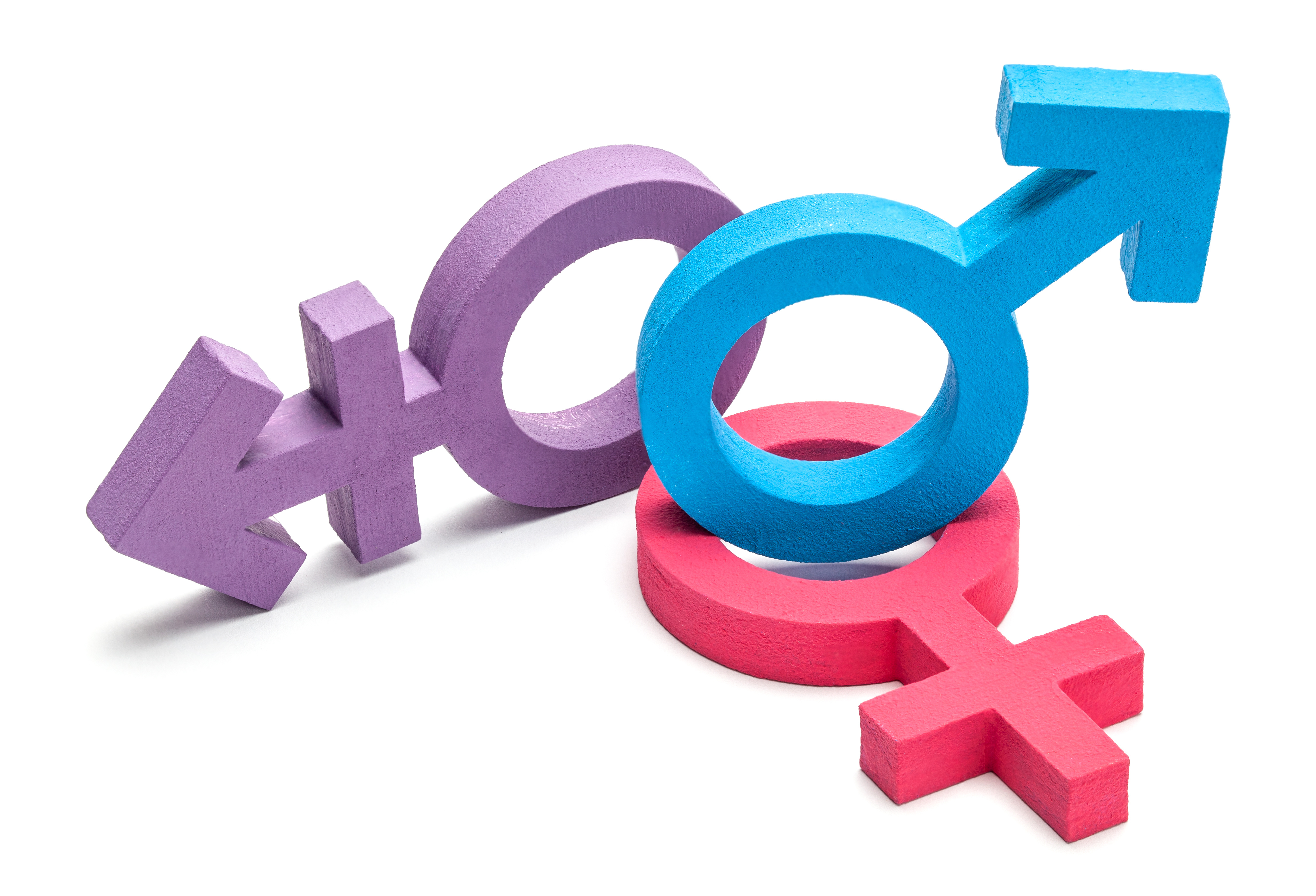 Symbole: Transgender, Männlich und Weiblich